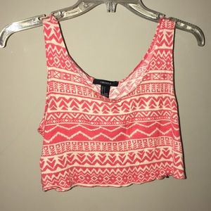 Tribal pattern crop top!